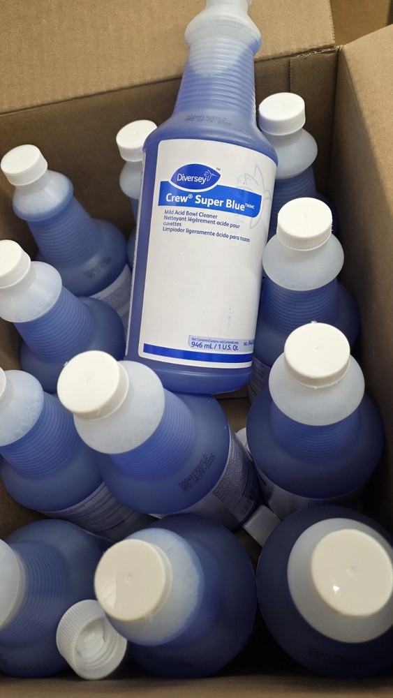 Case Of 12 Crew Non-Acid Disinfectant Cleaner Free Shipping