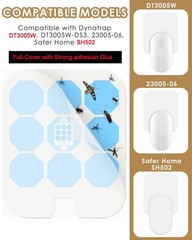 24 Pack Refills Glue Cards for Safer Home, 3.81*3.14 inches, DT3005W 24