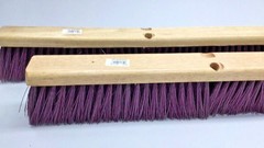 Carlisle 4520201 Broom Head Flo-Pac 24″ Hardwood Maroon Poly Bristles(Pack of 2)