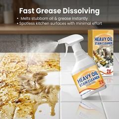 Heavy Duty Kitchen Degreaser Spray, Powerful Cleaner for Stubborn Oil Stains,…