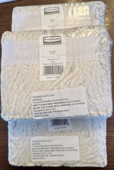 X3 Rubbermaid Commercial Value PRO #16, mop heads, Cut-End Cotton Wet Mop Head