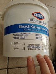 Clorox Bleach Germicidal Disinfectant Wipes, 110ct, 12″X12″