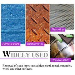 Swpeet 16Pcs 5Inch 3 Different Color Scrubbing Pads Drill Powered Brush Tile…