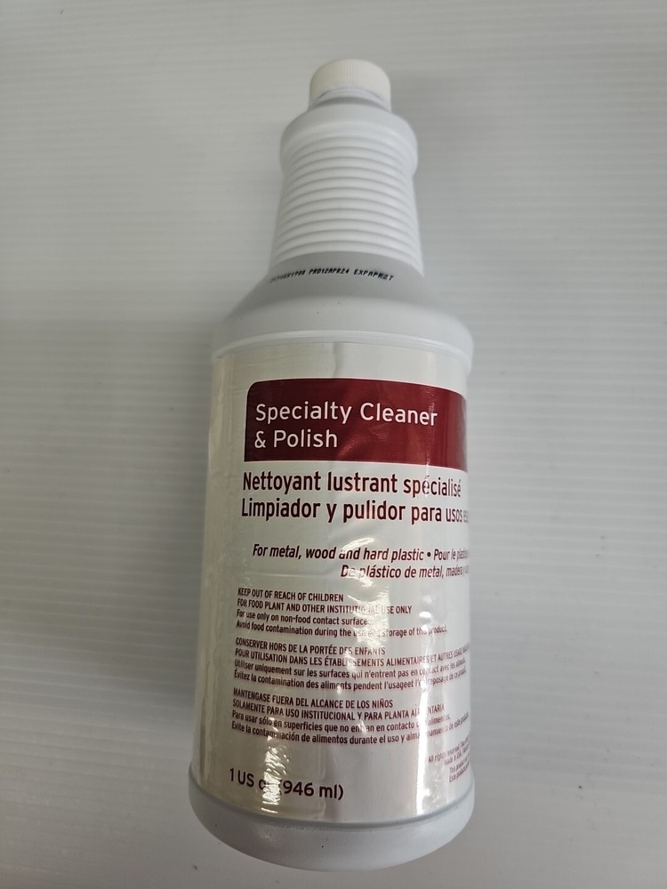 Kay Stainless Specialty Cleaner & Polish Metal Wood Hard Plastic 1 Quart USA New