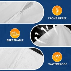 CAREGY 30 Pack Disposable Protective Coveralls, Heavy Duty Full Body Painters…