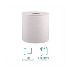 Windsoft Hardwound Roll Towels (6/Carton) White