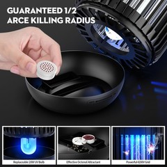 Flyghost Bug Zapper Outdoor Indoor Mosquito Zapper Electric Fly Traps Ipx4