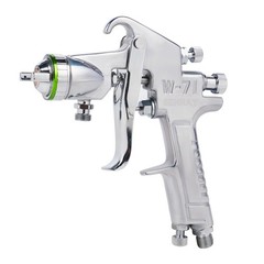 Senray Pressure Feed Air Spray Paint Gun, Pot 1.5mm, Silver