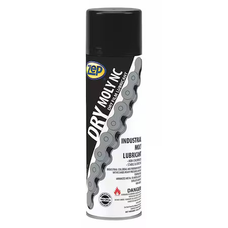 Zep 10601 Dry Moly Nc, Dry Film Lubricant, 14 Oz, Aerosol Can, Molybdenum,