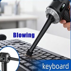Sycoodeal Handheld Car Vacuum Cleaner, 25000PA Strong Cyclonic Suction Silver