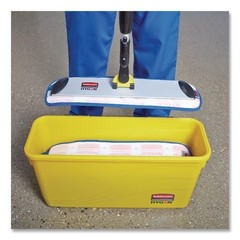 Rubbermaid Commercial HYGEN Charging Bucket, 6.8 gal, Yellow