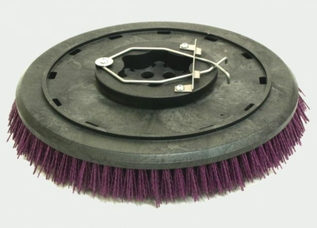 Set (2) Tennant Nobles 1018455 1220227 SSR T7 16″ Heavy Grit Floor Brush