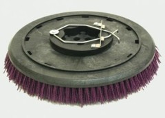 Set (2) Tennant Nobles 1018455 1220227 SSR T7 16″ Heavy Grit Floor Brush