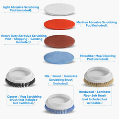 Core 15″ Heavy Duty Floor Buffer & Scrubber for All Surfaces