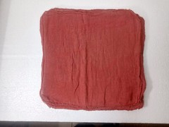 100 INDUSTRIAL SHOP RAGS/CLEANING TOWELS RED 14X14 WITH 25 FREE COTTON/ WASHABLE