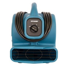 P-80A 600 CFM Multi-Purpose Mini Air Mover, Utility Fan, Dryer, Blower – Blue