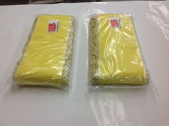(2) Tough Guy Grainger 1TZC3, 48″ x 5″ Commercial Yellow Dust Mop Looped End NEW