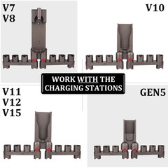 Fullclean Attachments 2.7 inches (D) x 18 (W) x 3.5 (H), Gray