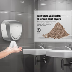 UL Approved Power Commercial Hand Dryer with HEPA Filter High Speed Automatic Wa