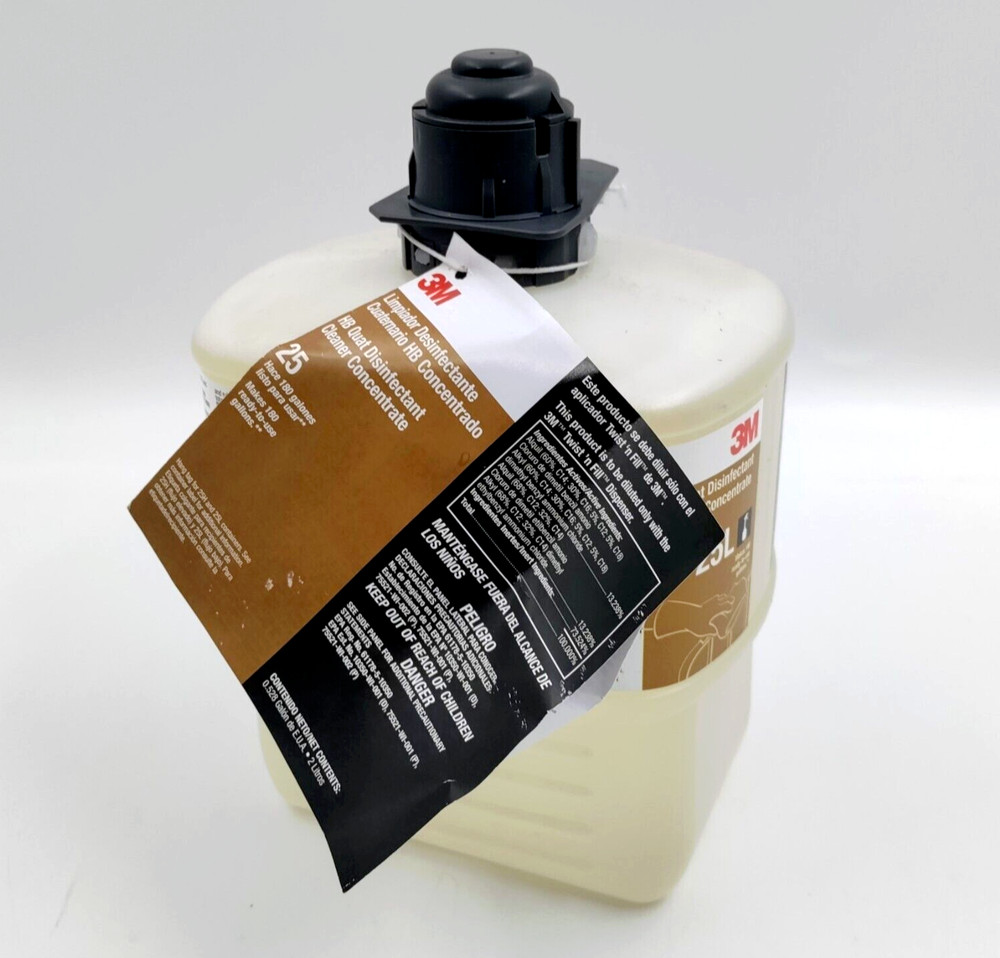 HB QUAT 25L Disinfectant Concentrate Cleaner 2 Liter Gray Cap