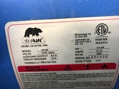 B-Air Floor Fan 1/4 HP Model: VP-25 Air Mover Dryer 3 Speed (GS)