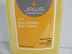 6 Pack 32 oz CANBERRA JAWS PRO 6072 NEUTRAL DAMP MOP FLOOR CLEANER NSF