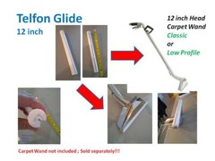12 Glide Telfon AW29 Standard Classic / Low Profile Carpet Clean Wand Tile Grout