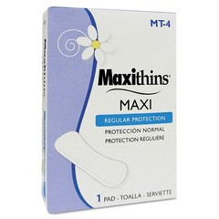HOSPECO MT4 Maxithins #4 Vended Sanitary Napkins (250/Carton) New