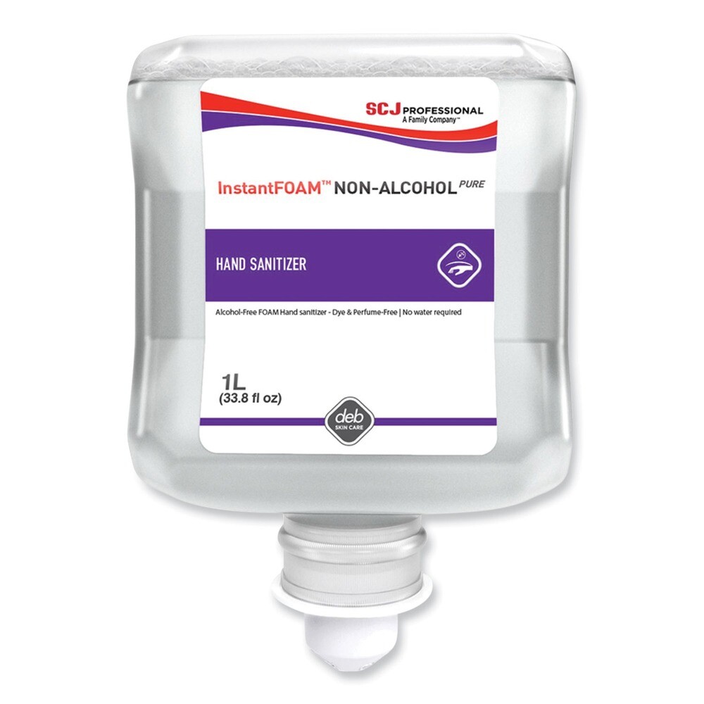 SC Johnson 55857 1L Refill Cartridge Non-Alcohol PURE Hand Sanitizer (6/CT) New
