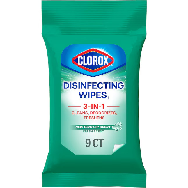 cleaning Wipes 9 -Count Fresh Scent