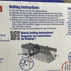 Havahart Small Live Catch Cage Trap 18in Chipmunk Squirrels Weasels Rodents 1026