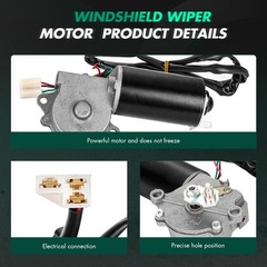 Scitoo Windshield Wiper Motor Fits For 1976-1982 For Jeep Cj5 Replacement Oe