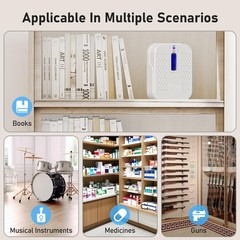 Rechargeable Small Dehumidifier, Pack of 2, Portable Mini Dehumidifier for Ba…