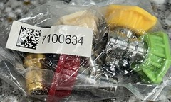 Simpson Genuine OEM Nozzle Set for DS3532CA Pressure Washer – 7100634