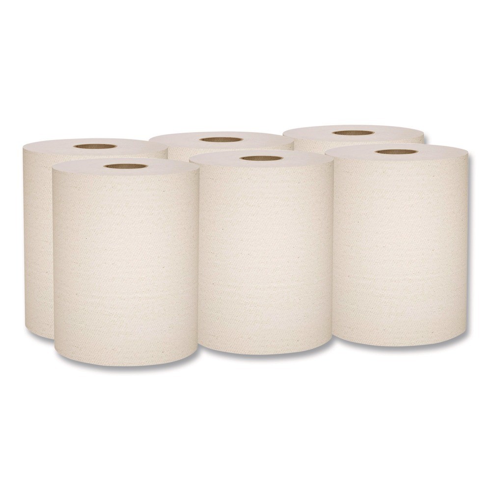 Scott 56758 8″ x 800′ 1.5″ Core 1-Ply Hard Roll Towel – Brown (6/CT) New