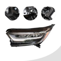 LED Headlight Assembly CRV Touring 2017-2021 Left Driver Side w/Bulbs HO2502182