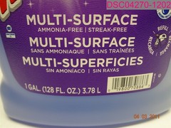 QTY=3; SC Johnson Professional Windex Multi-Surface Ammonia-Free 1 Gal.