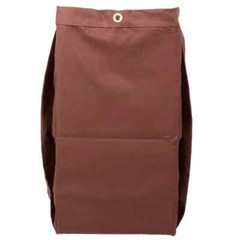 Rubbermaid 1966887 30 G. Brown High Capacity Vinyl-Lined Canvas Housekeeping Bag
