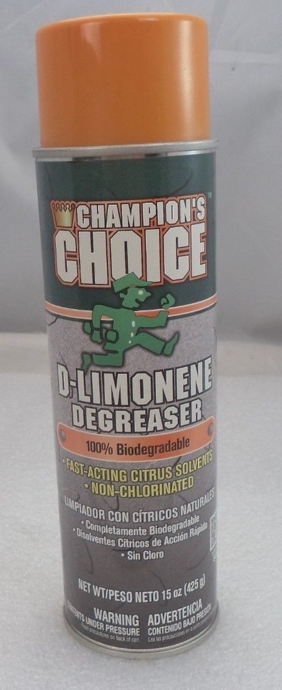 15 oz. Champion’s Choice D-Limonene Degreaser (100% Biodegradable), pn 4385350