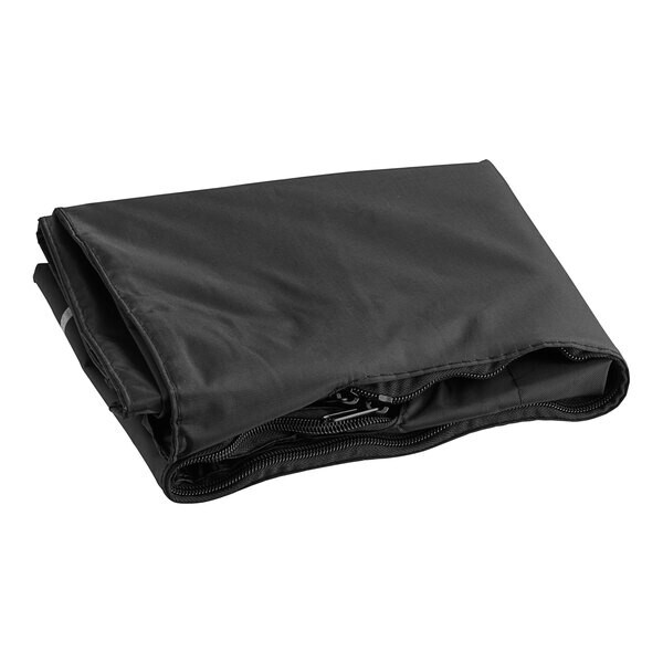 Standard Black Janitor Cart Replacement Vinyl Bag with Zipper 25-Gal