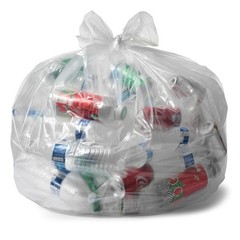 Aluf Plastics Clear 33 Gallon Trash And Recycling Bags – Huge 200 Ct. – 2.0 Mil