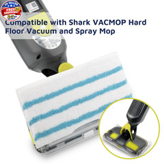 Replacement Mop Pads Compatible With Shark Vacmop VM252 VM250 VM200 VM190, Reuse