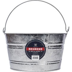 Behrens 4.25 Gal. Hot-Dipped Steel Pail C17 Behrens C17 085995000891 Hot Dipped