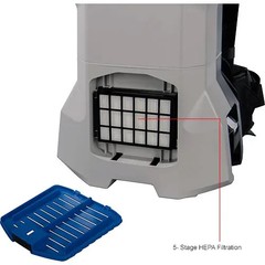 NEW! Cordless Backpack Vacuum, HEPA, 1-3/8 Gallon Cap. Battery & Charger Incl.!!