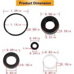 Seal Kit 34262 for Cat Pump 66DX 6DX Pressure Washer Pump 66DX40G1I 6DX35G1I