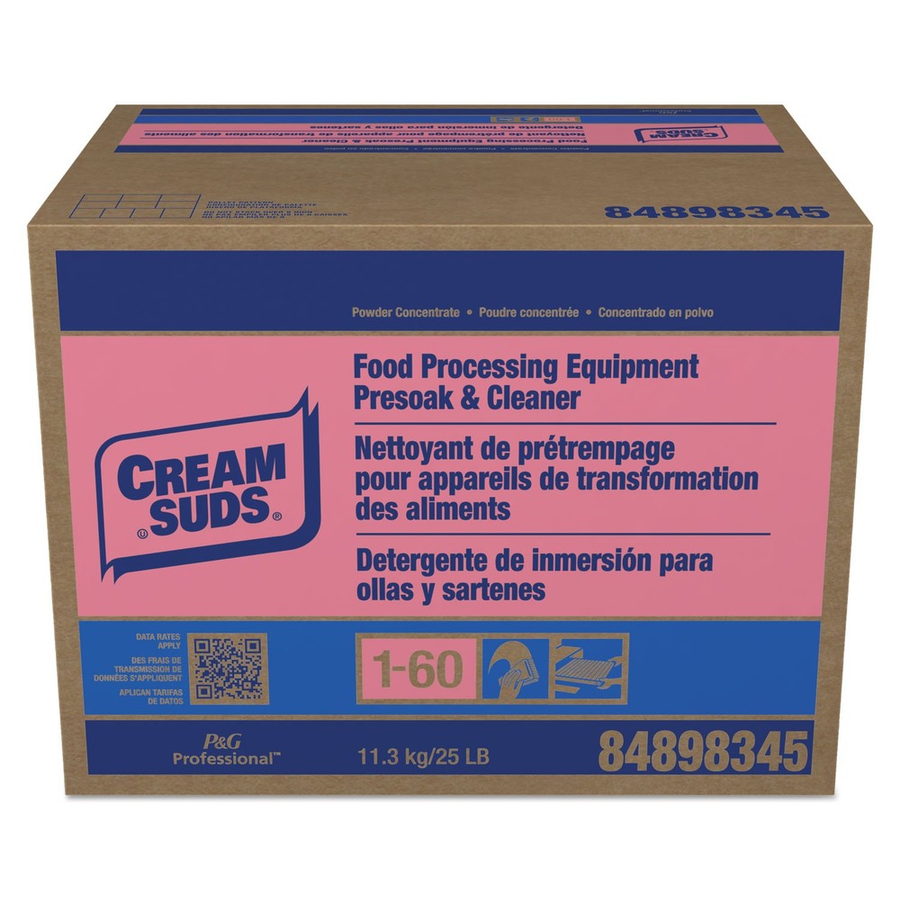 MANUAL POT AND PAN DETERGENT WITH PHOSPHATE, BABY POWDER SCENT, POWDER, 25 LB BO
