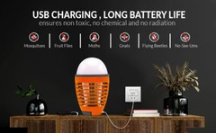 Portable Mosquito Bug Zapper / Outdoor Camping Lantern Light Rechargeable