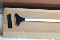 Scraper With Long Handled. 48 in, 4″ Width Black/Silver 6 Pack. NEW