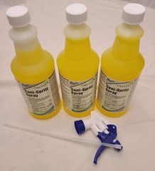 3 ~ NYCO Sani-Spritz Spray Industrial Commercial Surface Cleaner 32 Oz Each