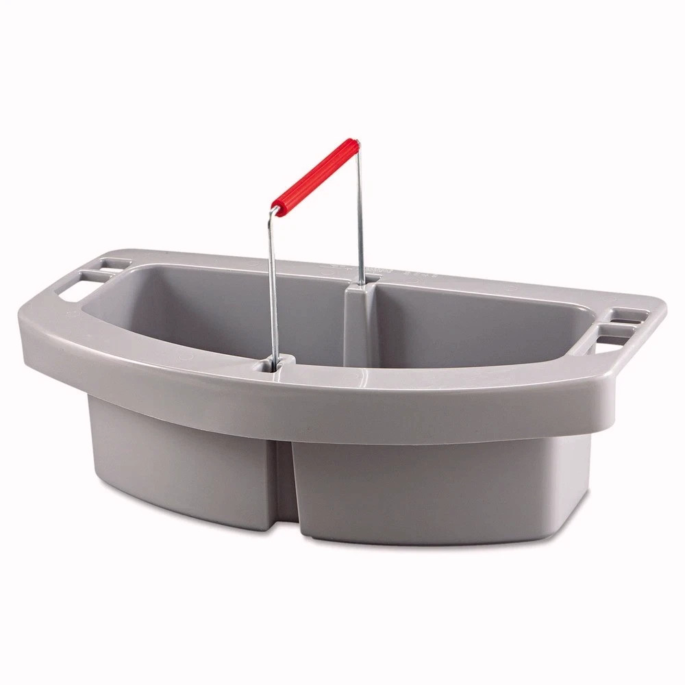 Rubbermaid Commercial 2649GRA 2-Comp. 16″ x 9″ x 5″ Maid Caddy – Gray New